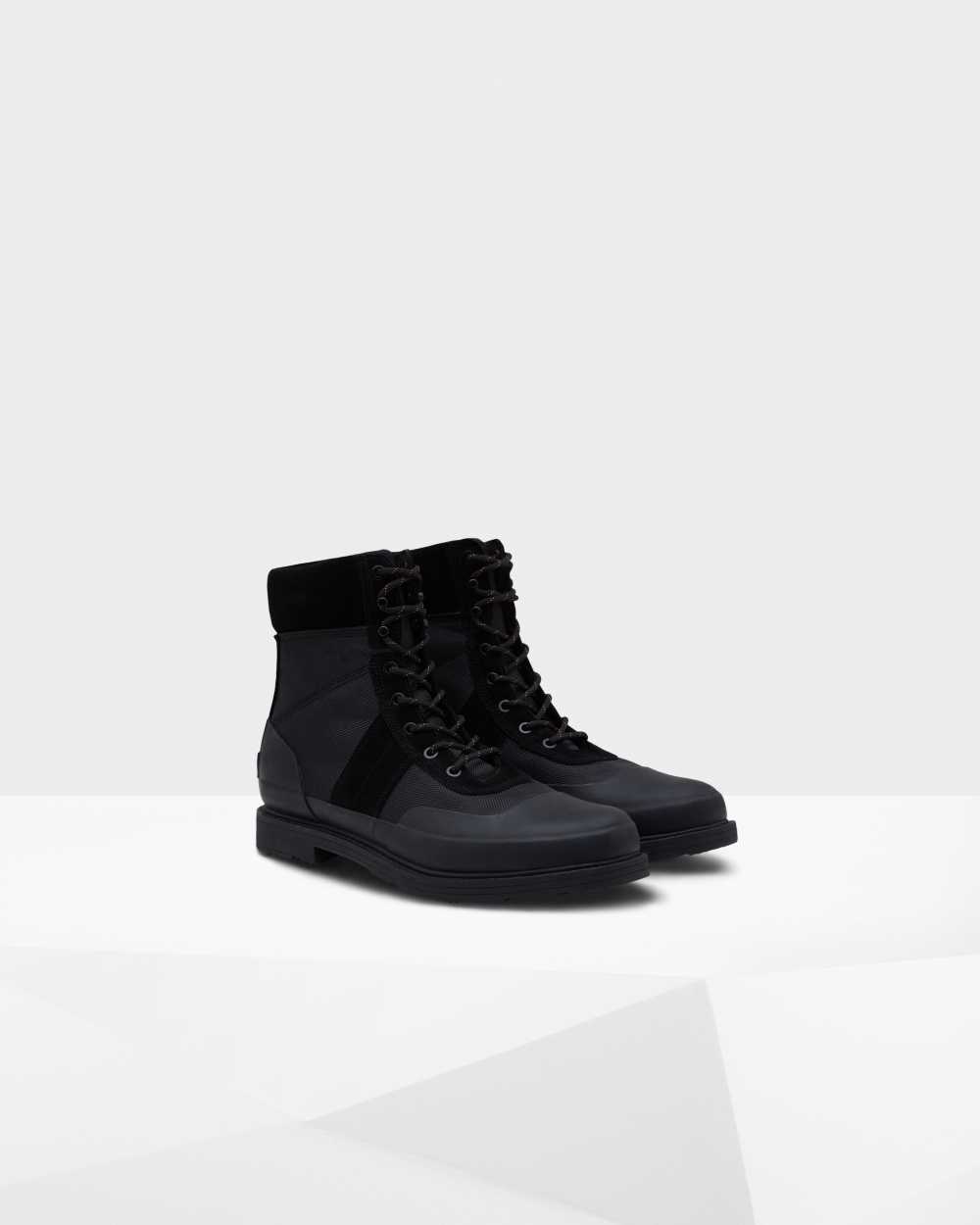 Hunter Original Insulated Commando Men's Winter Boots NZ-48883L Black